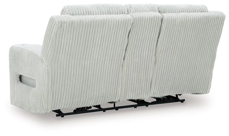 Forest Lake - Power Reclining Loveseat With Console / Adj Headrest by Unique Piece Furniture