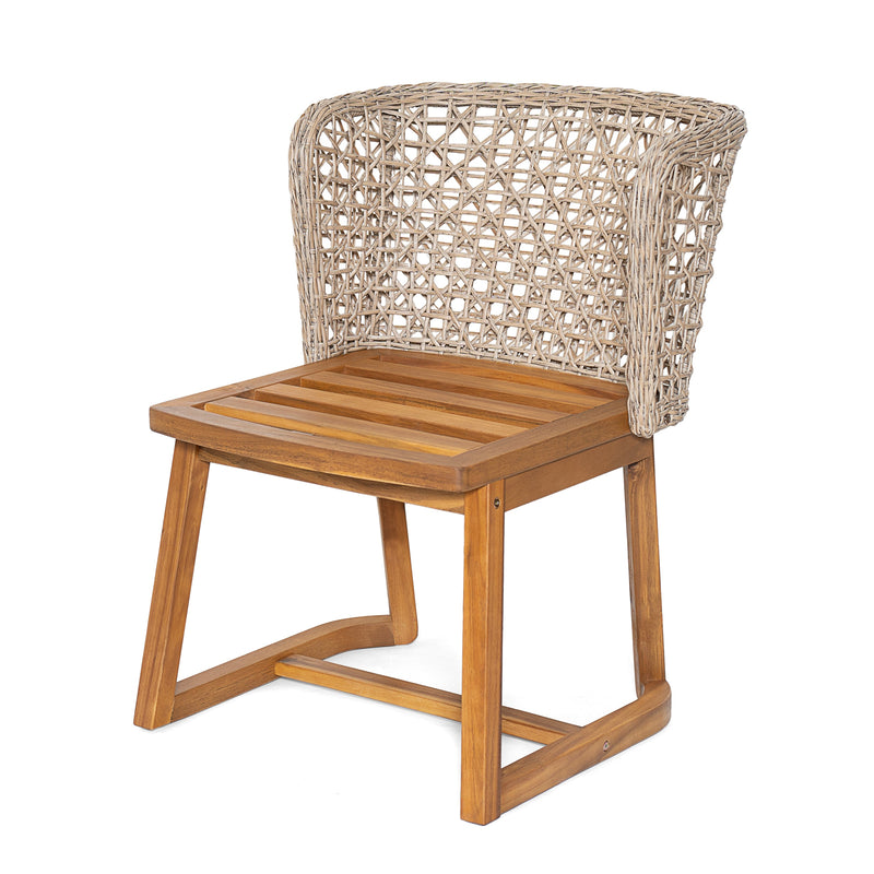 69" Outdoor Solid Wood Dining Set for 6 by HouseOfZazla