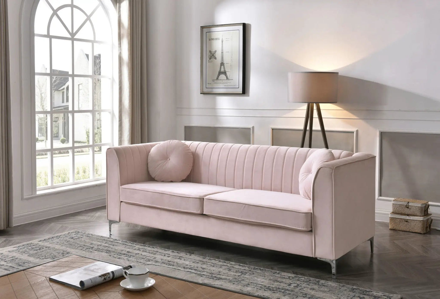 Delray - Micro Suede Sofa by Unique Piece Furniture