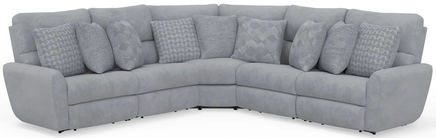 Majesty - Deep Seating Power Reclining Sectional by Unique Piece Furniture