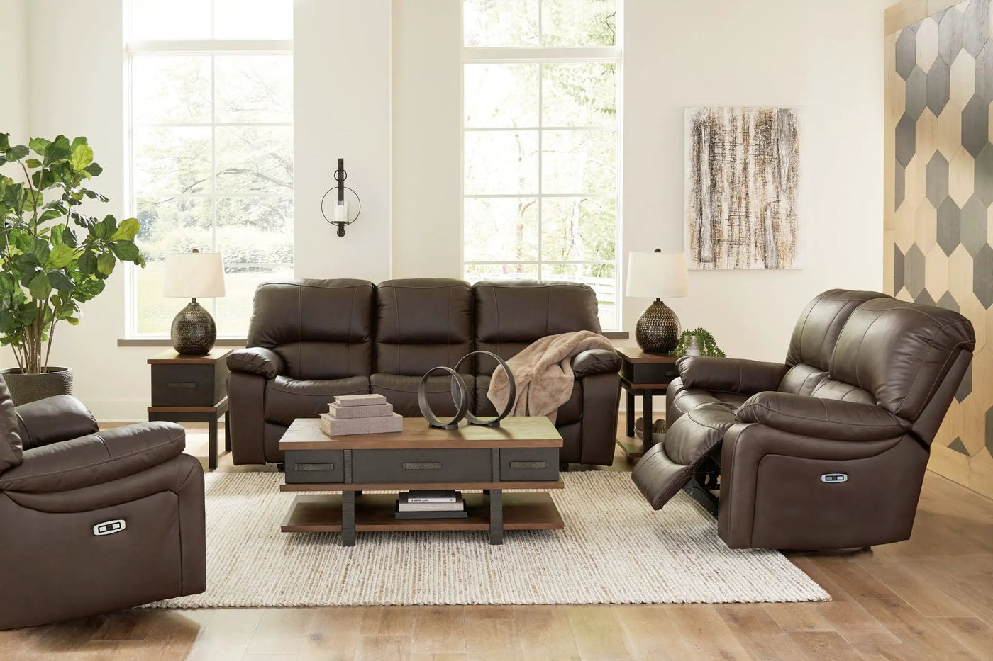 Leesworth - Reclining Living Room Set by Unique Piece Furniture