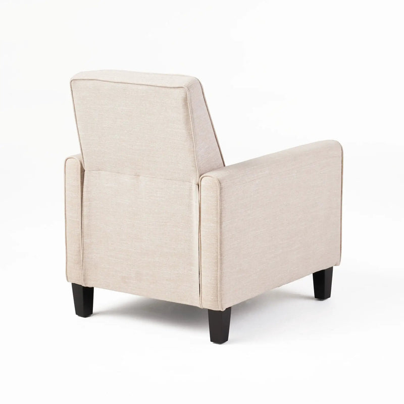 Upholstered Push Back Recliner Chair For Living Room by HouseOfZazla