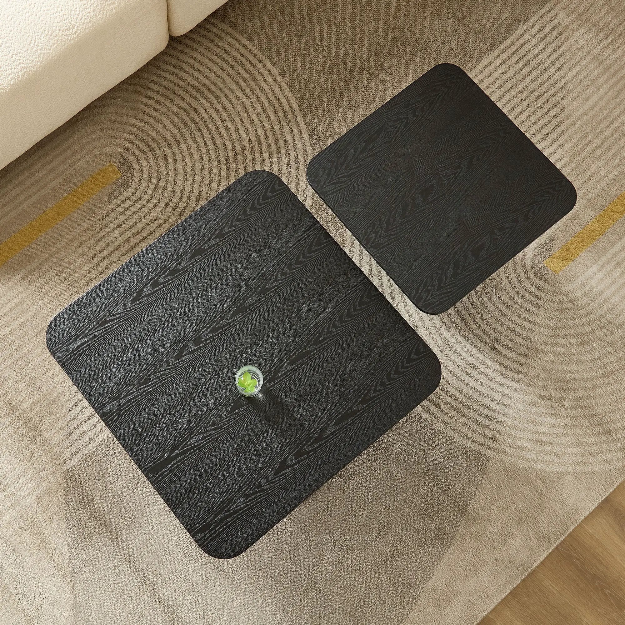 2PCS Nesting Square Coffee Table Set by HouseOfZazla