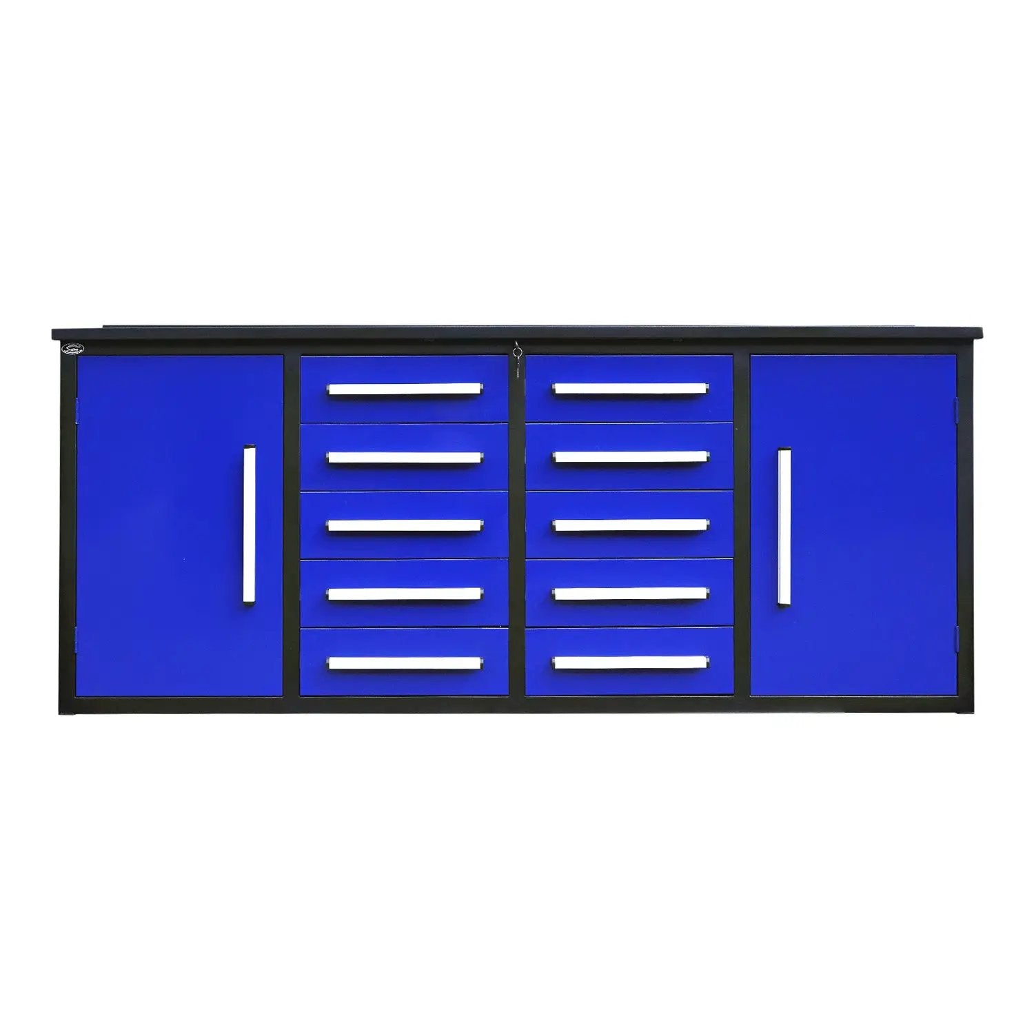 7ft Heavy Duty Workbench with 10 Drawers & 2 Cabinets by Chery Industrial