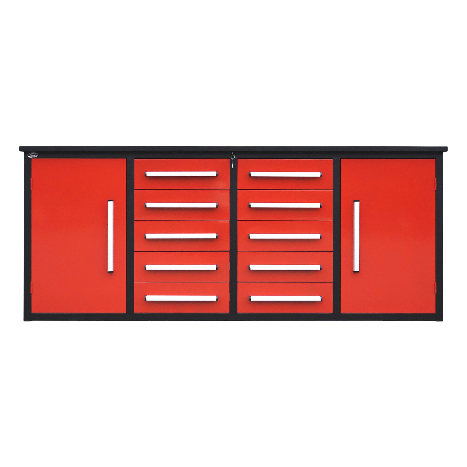 7ft Heavy Duty Workbench with 10 Drawers & 2 Cabinets by Chery Industrial