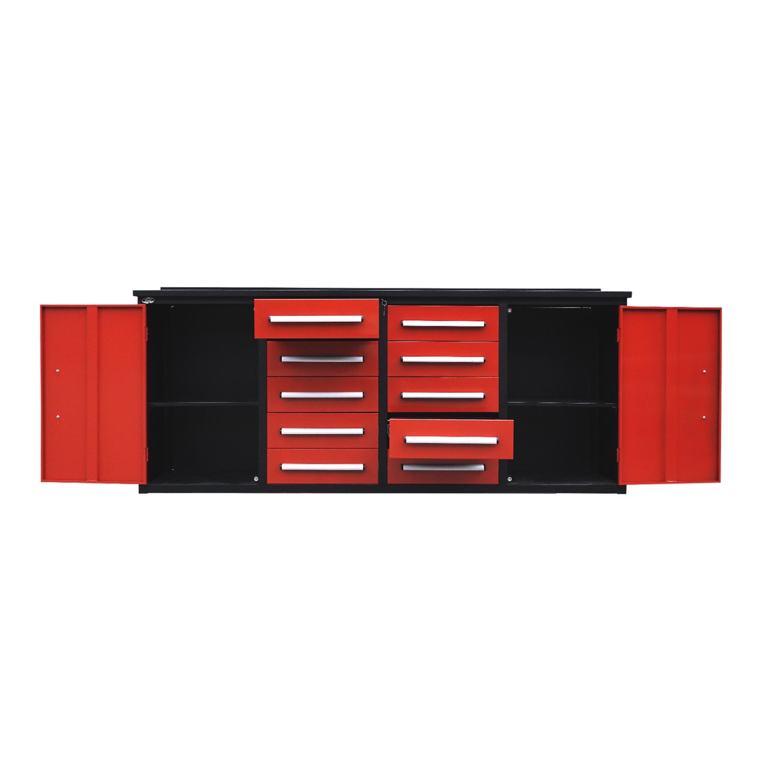 7ft Heavy Duty Workbench with 10 Drawers & 2 Cabinets by Chery Industrial