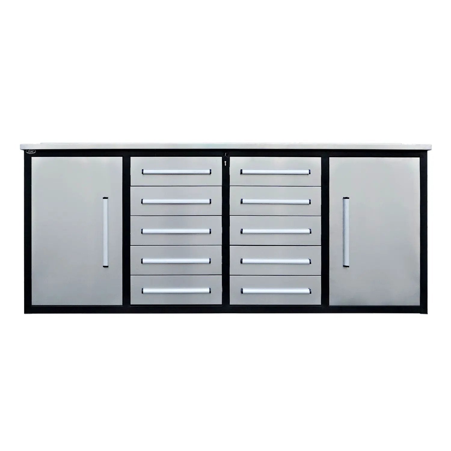 7ft Heavy Duty Workbench with 10 Drawers & 2 Cabinets by Chery Industrial