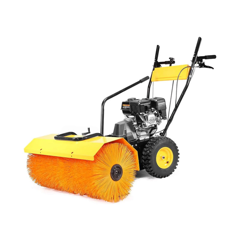 Heavy-Duty 7HP 31-Inch Commercial Walk-Behind Gas-Powered Sweeper (SAK25489) by SAKSBY WHOLESALE