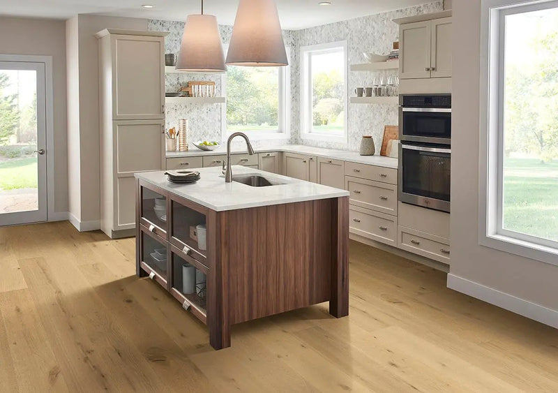 Mccarran Bramlett Brushed Wood Look Moldings 3x0.63 in a finished room