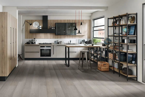 Mccarran Bourland Brushed Wood Look Moldings 3x0.63 in a finished room