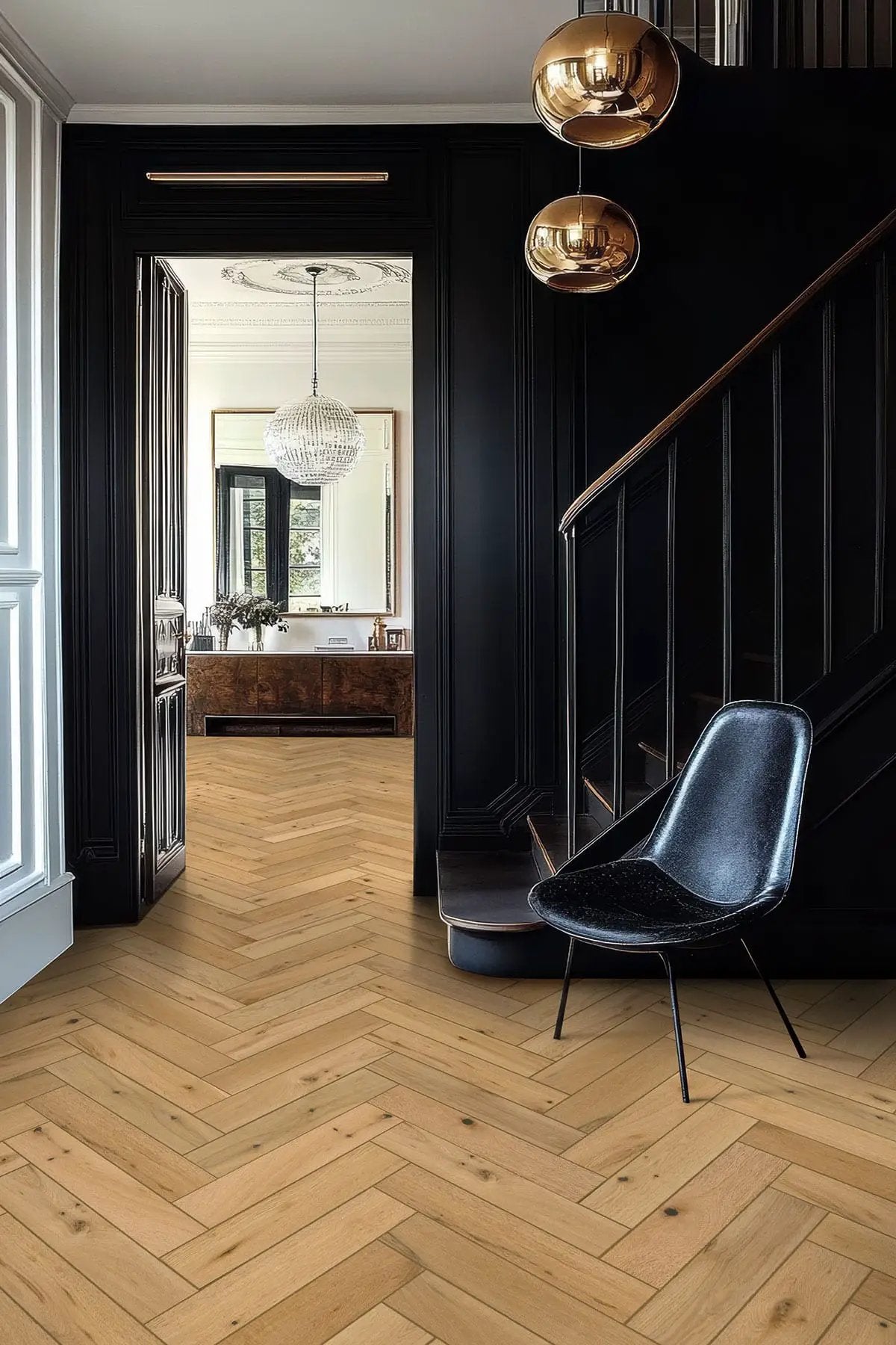 Mccarran Herringbone Bramlett Matte Wood Look Planks 5x24 by MSI Surfaces