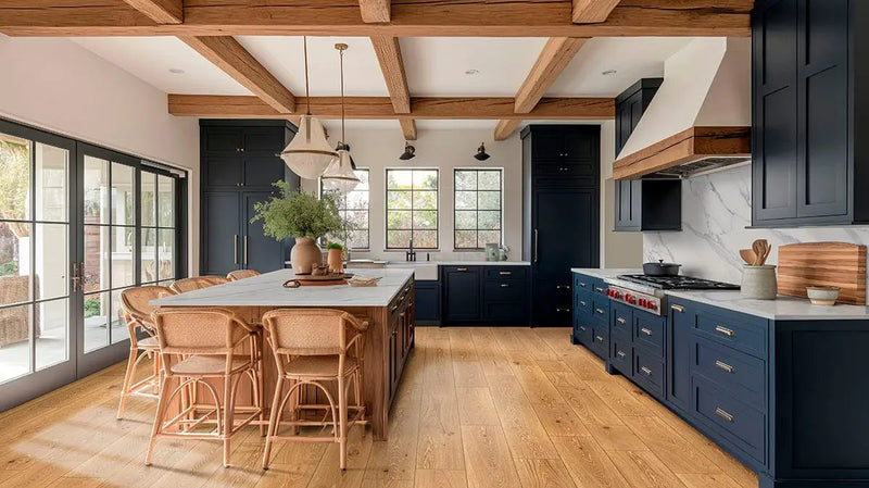 Mccarran Kentsea Oak Brushed T Molding Wood Look Moldings 2x0.25 in a finished room