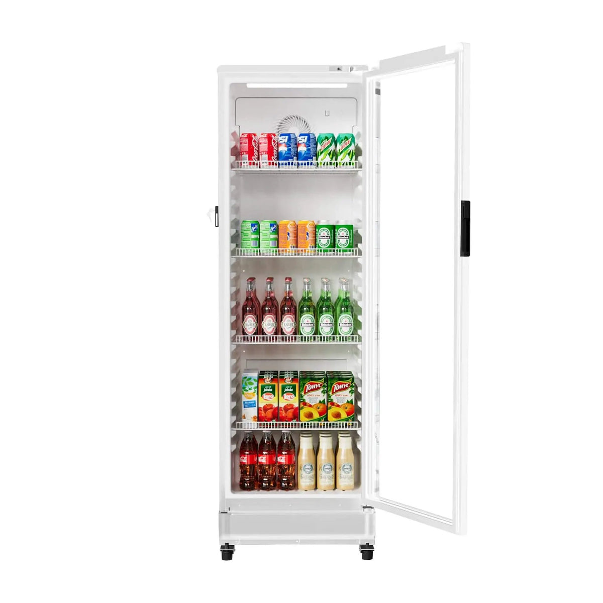 8.5 Cu.Ft Commercial Single Glass Door Beverage Merchandiser Refrigerator (SAK27946) by SAKSBY WHOLESALE