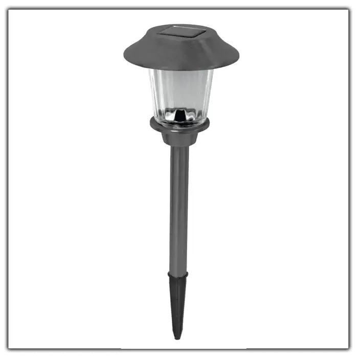 8 Pack Solar Pathway LED Lights Outdoor Color Changing -Stainless Steel by Outdoor Solar Outlet