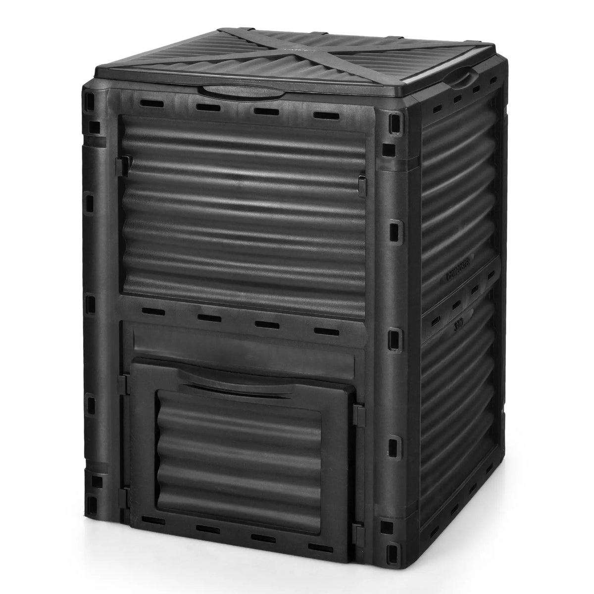 80-Gallon Outdoor Composter with Large Openable Lid and Bottom Exit Door, photo 7 of 7