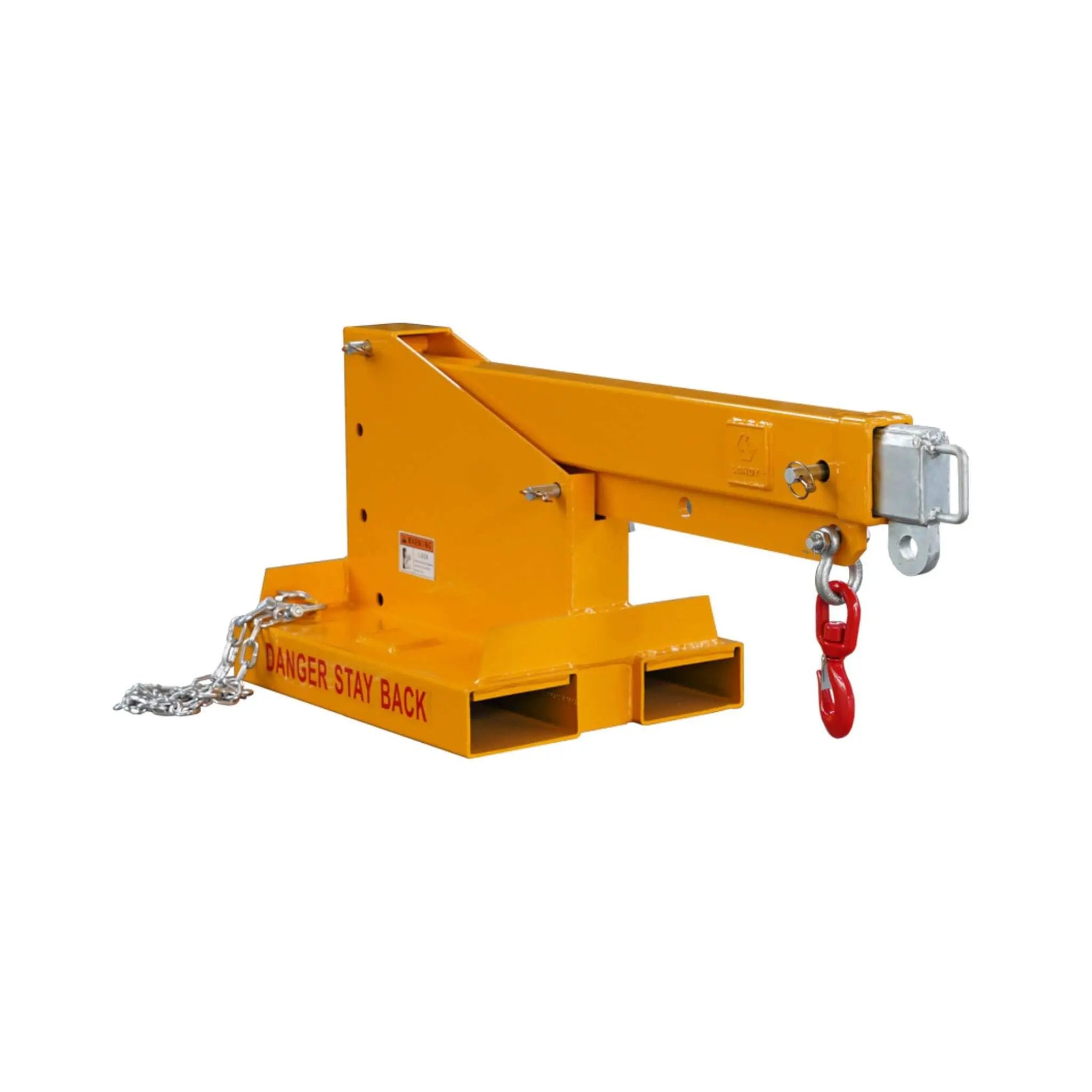 Heavy-Duty 80-Inch 2500KG Fork Mounted Telescopic Jib Boom Forklift Crane (SAK90437) by SAKSBY WHOLESALE