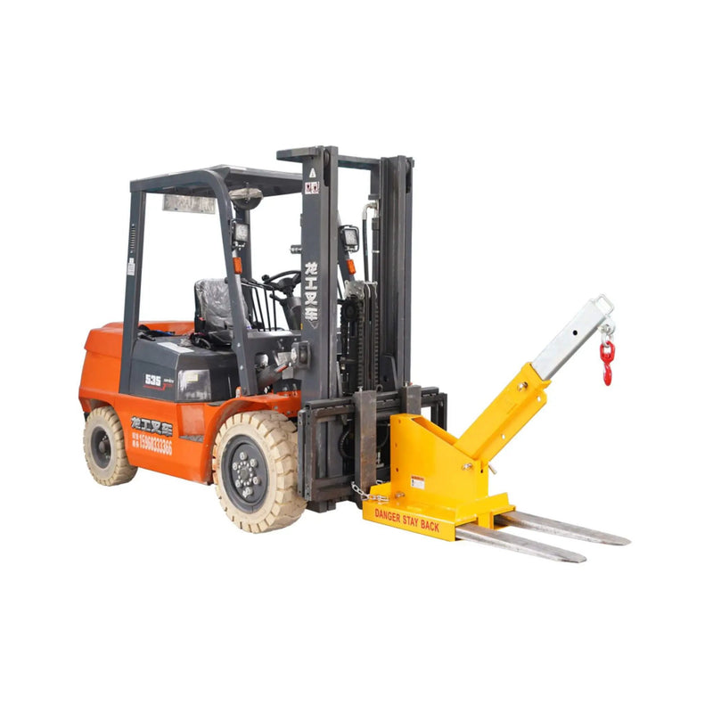 Heavy-Duty 80-Inch 2500KG Fork Mounted Telescopic Jib Boom Forklift Crane (SAK90437) by SAKSBY WHOLESALE