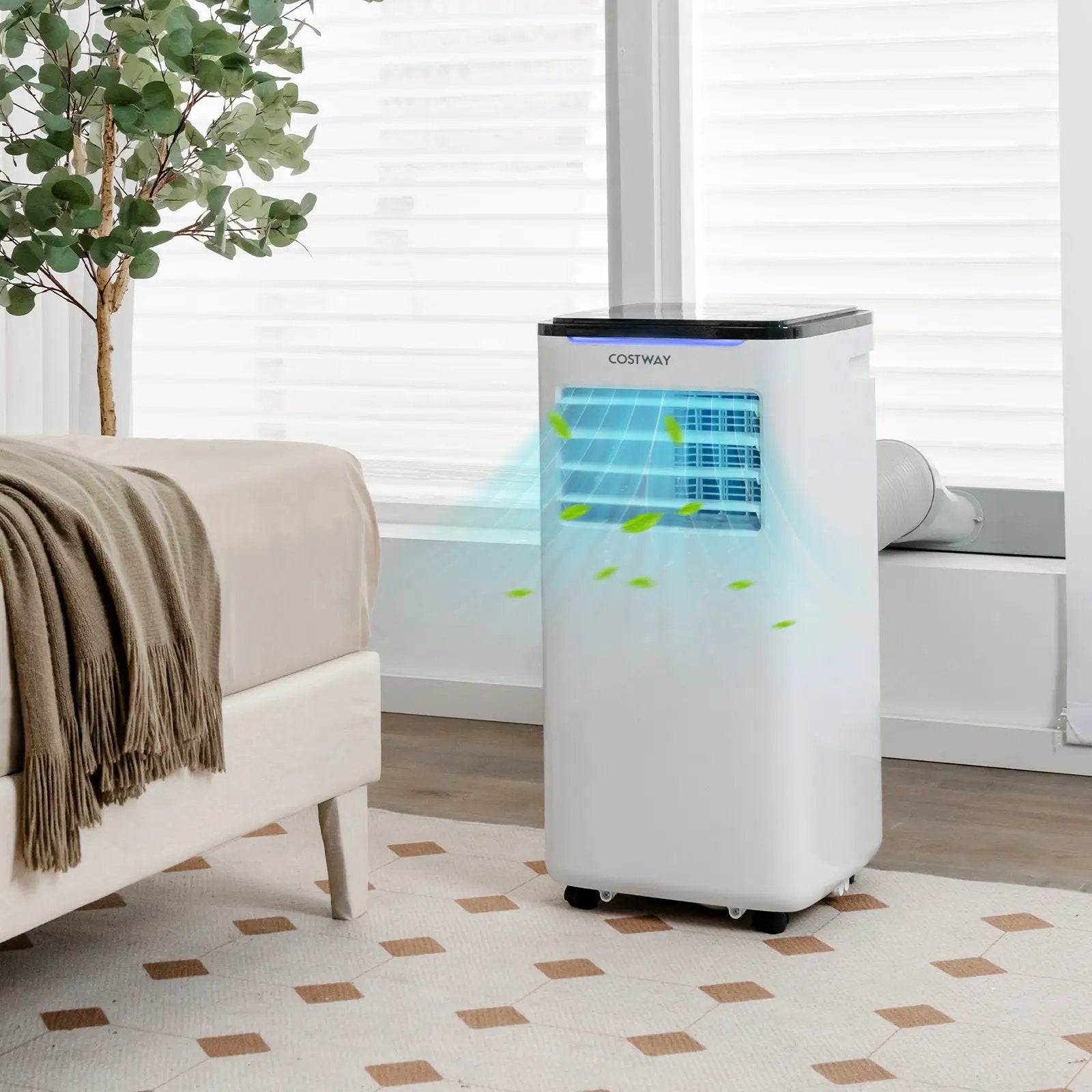 8000 BTU Portable Air Conditioner with Dehumidifier by DirectDeals