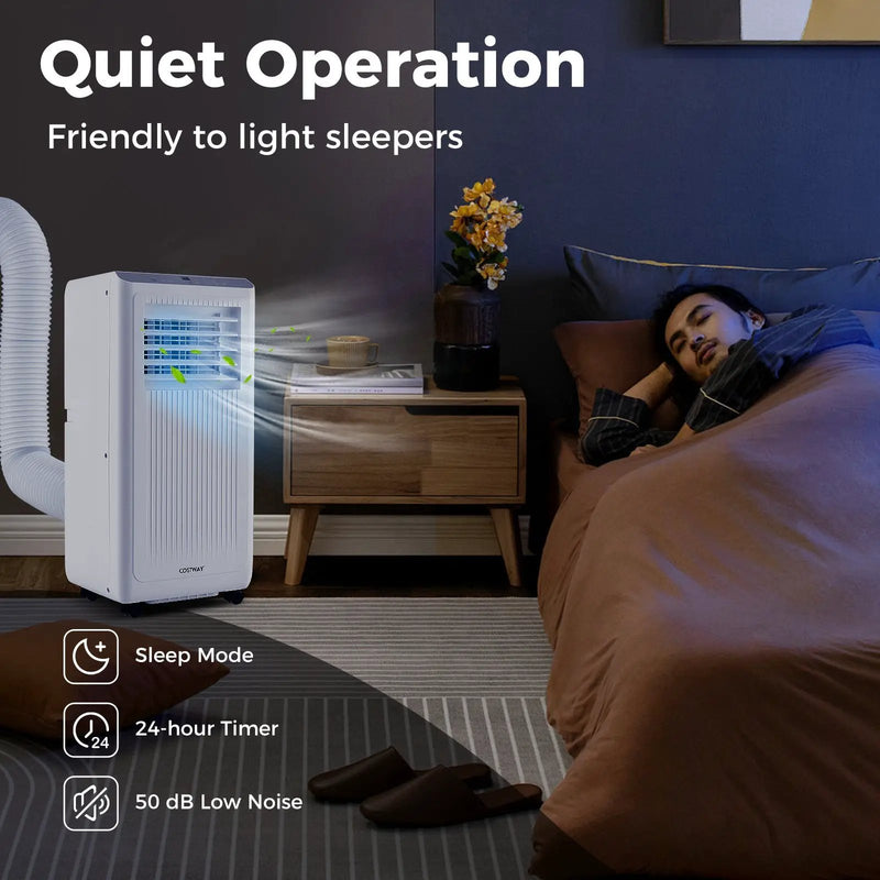 8000 BTU Portable Air Conditioner with Dehumidifier by DirectDeals