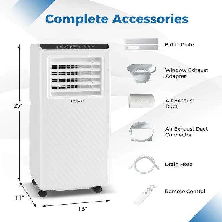 10000 BTU Portable Air Conditioner 3 in 1 Floor AC Unit with Fan and Dehumidifier by DirectDeals