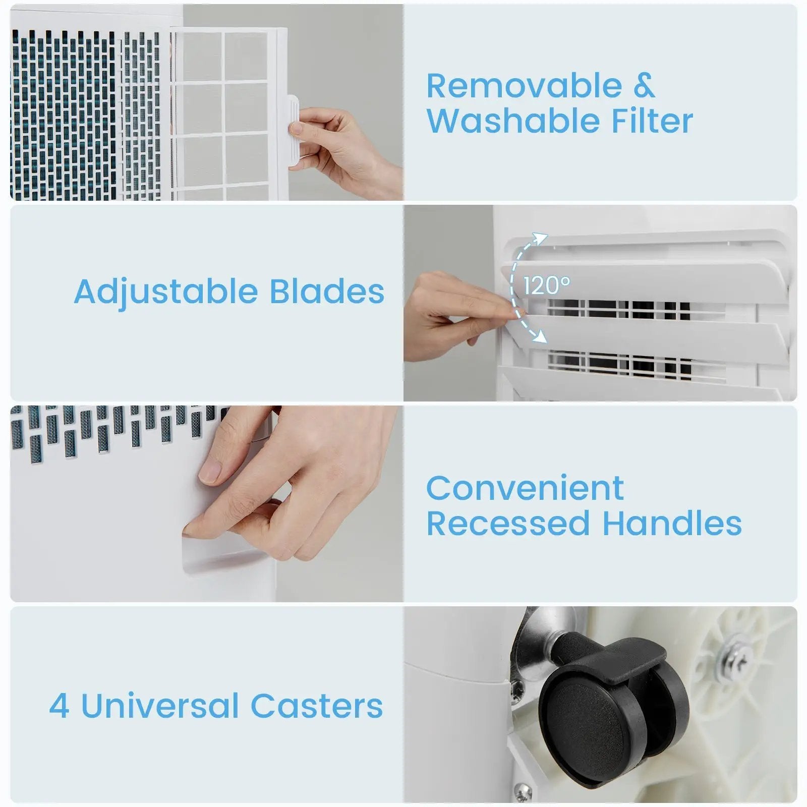 Portable Air Conditioner 8000 BTU with Remote Control by DirectDeals