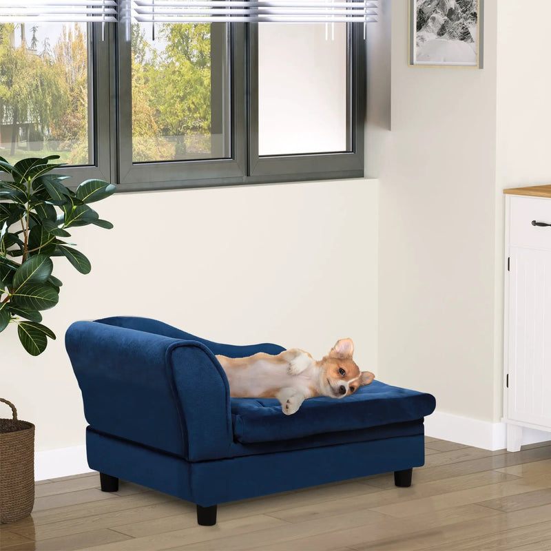 PawHut Luxury Fancy Dog Bed for Small Dogs with Hidden Storage by HouseOfZazla