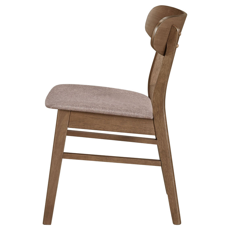 Whisten - Dining Side Chair (Set of 2) - Walnut by HouseOfZazla