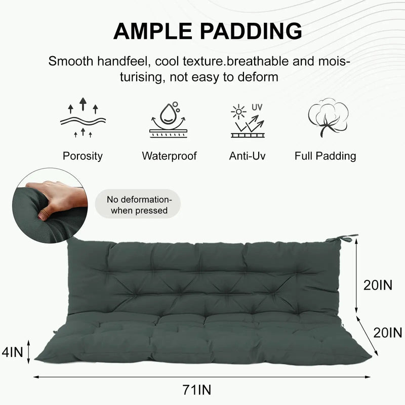 Swing Cushions 3 Seater Replacement by HouseOfZazla