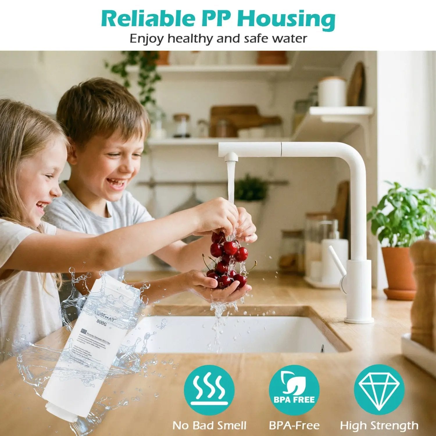 800 GPD Replacement RO Filter for AW-RB20/AW-RB05 Under-Sink Reverse Osmosis System by DirectDeals