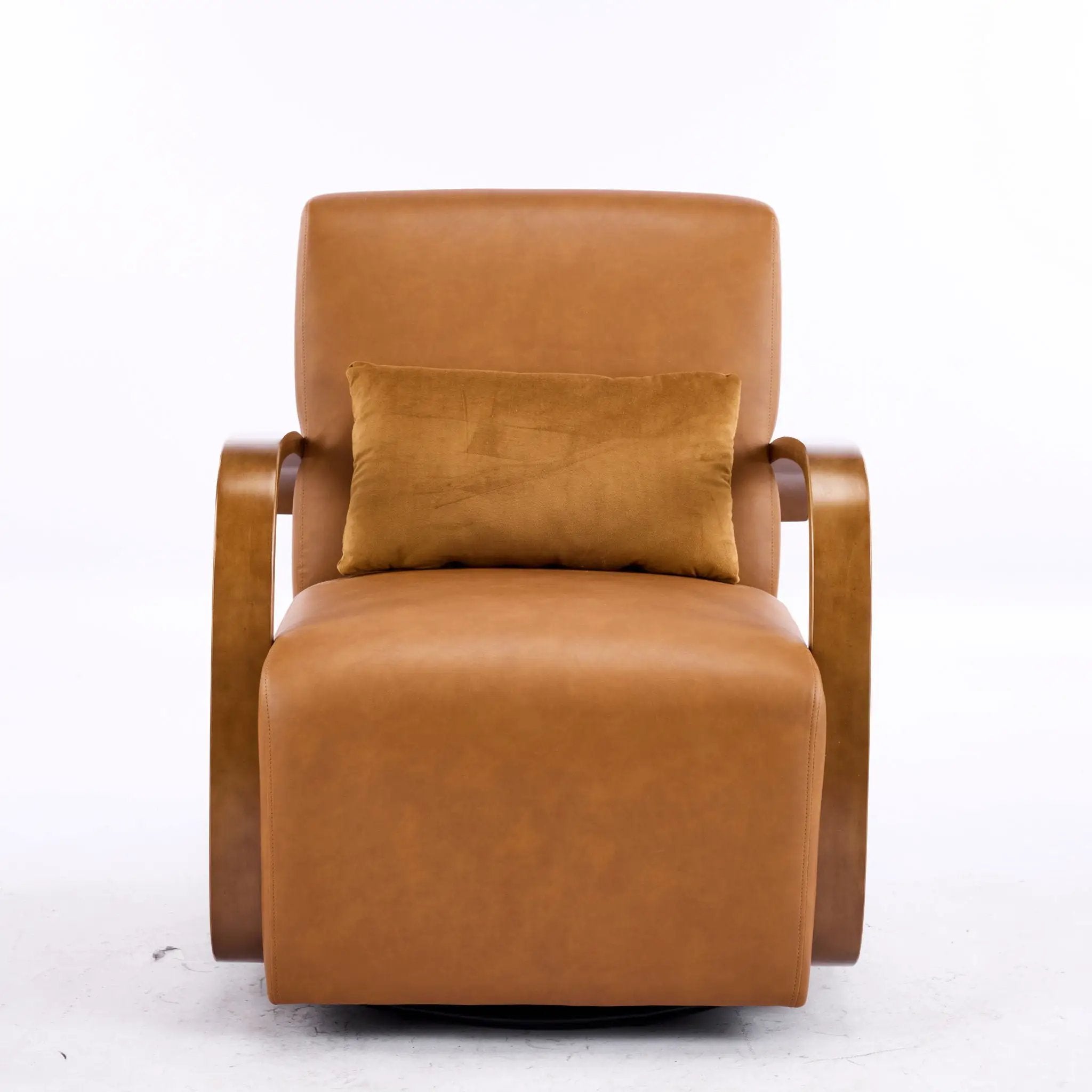 Swivel Accent Rotatable Ergonomic Single Chair For Living Room by HouseOfZazla