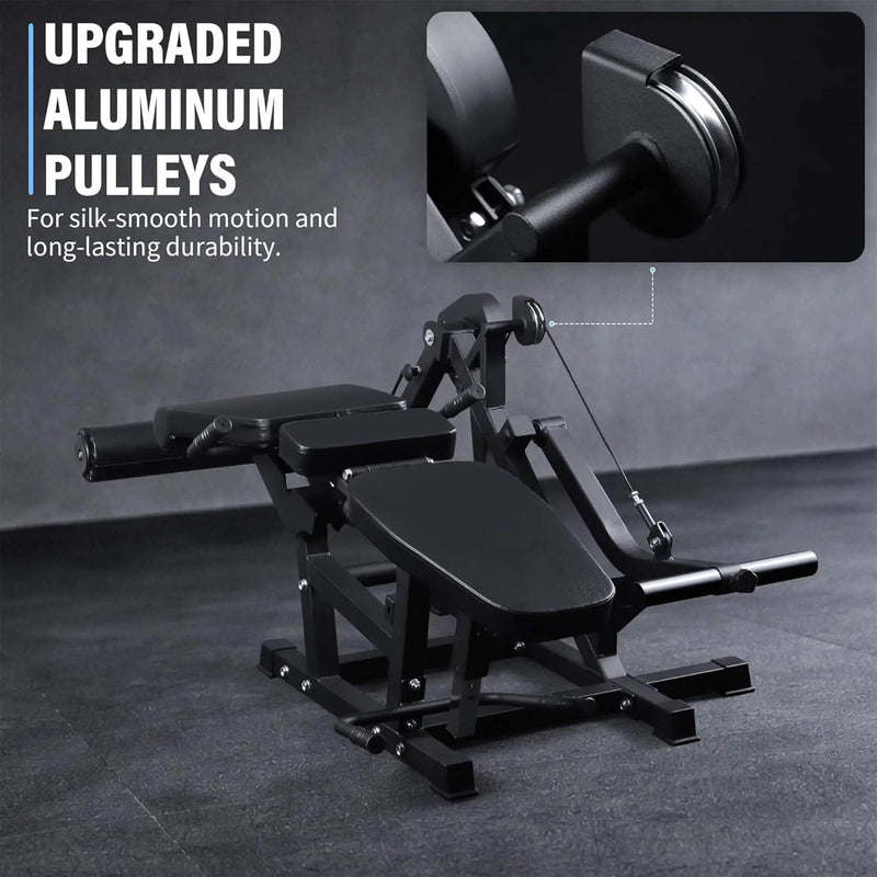 Rovix 800LBS Adjustable Lower Body Leg Extension And Curl Machine (SAK70528) by SAKSBY WHOLESALE