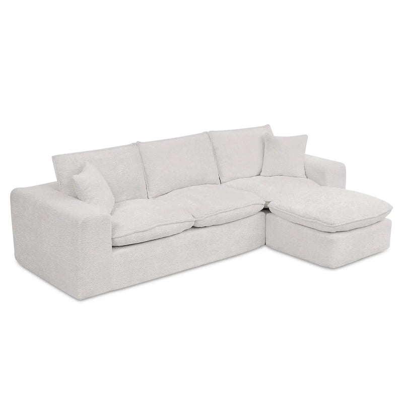 Sectional Sofa With Moveable Ottoman by Unique Piece Furniture