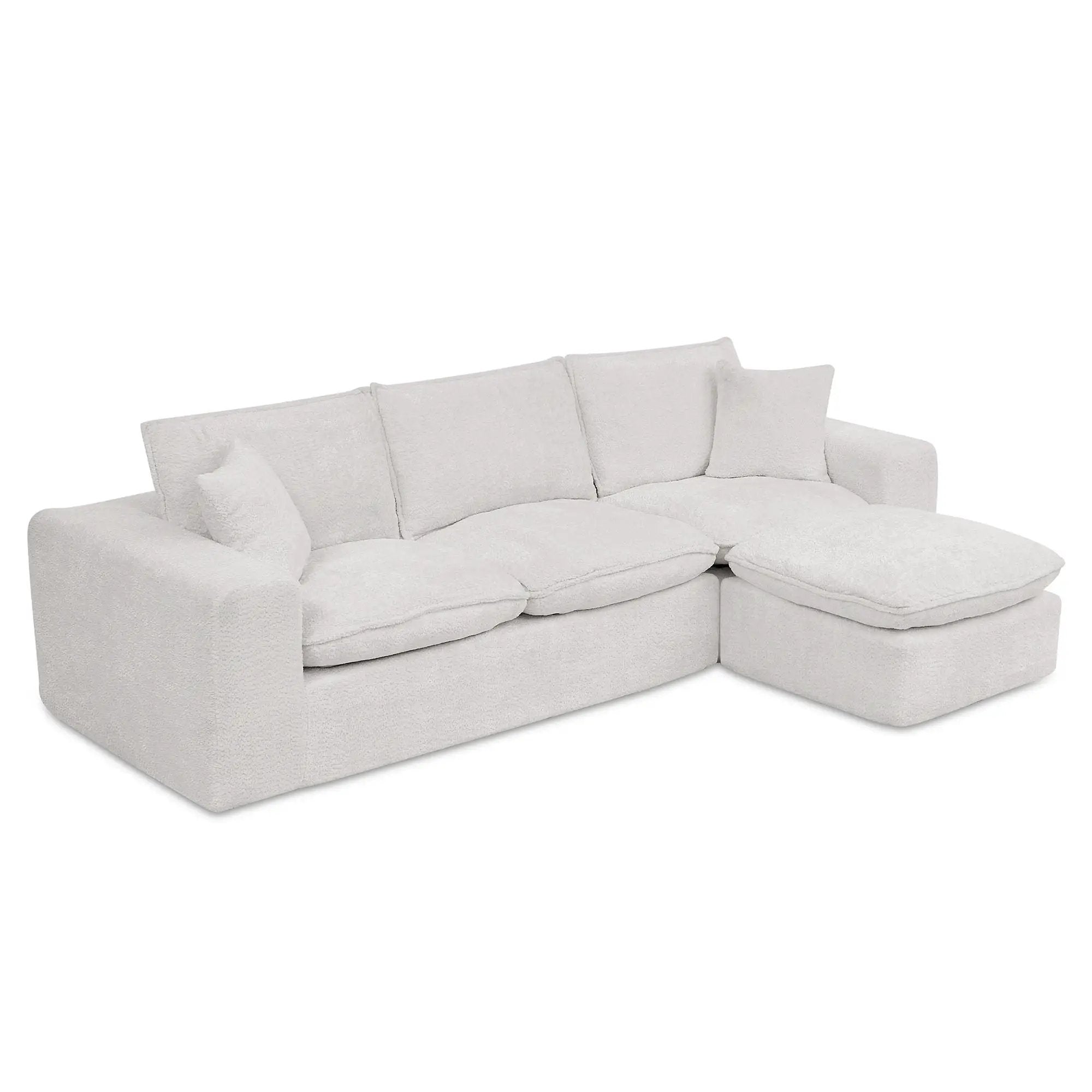 Sectional Sofa With Moveable Ottoman by Unique Piece Furniture