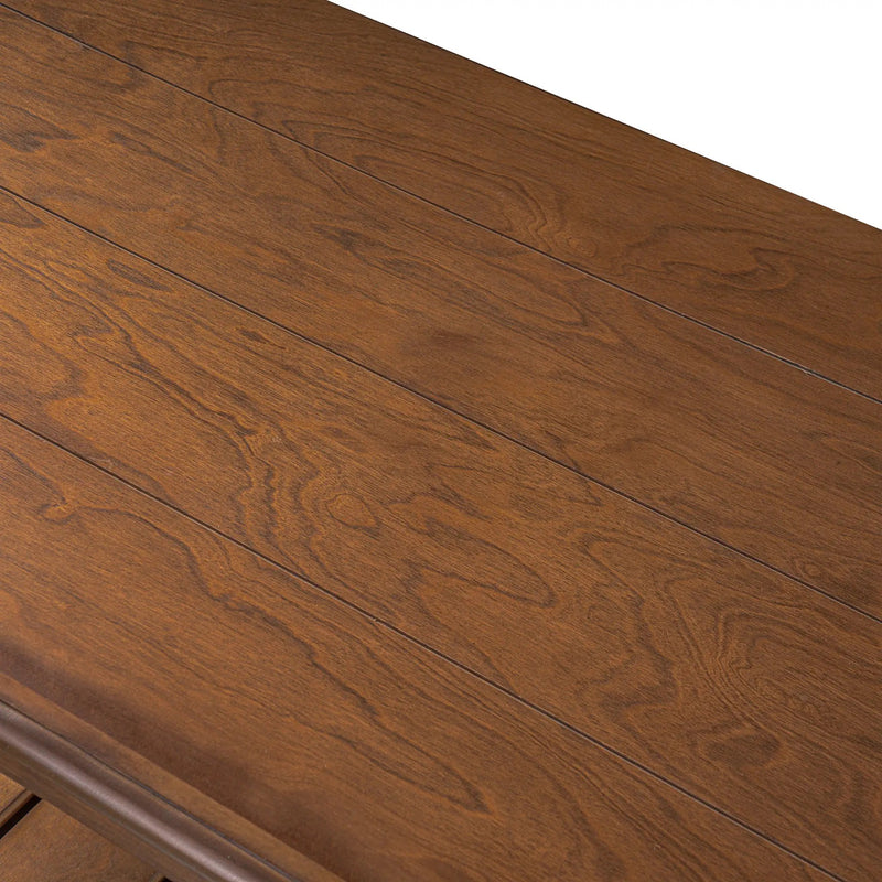Vibe Haus Farmhouse Wooden Coffee Table by HouseOfZazla