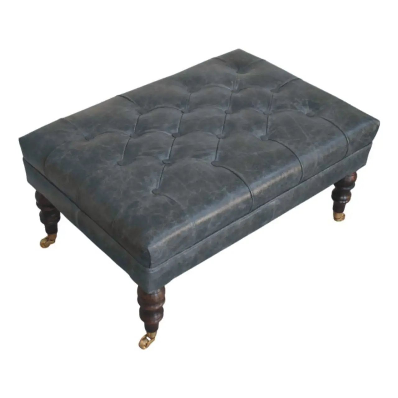 Buffalo - Ottoman With Castor Legs by HouseOfZazla