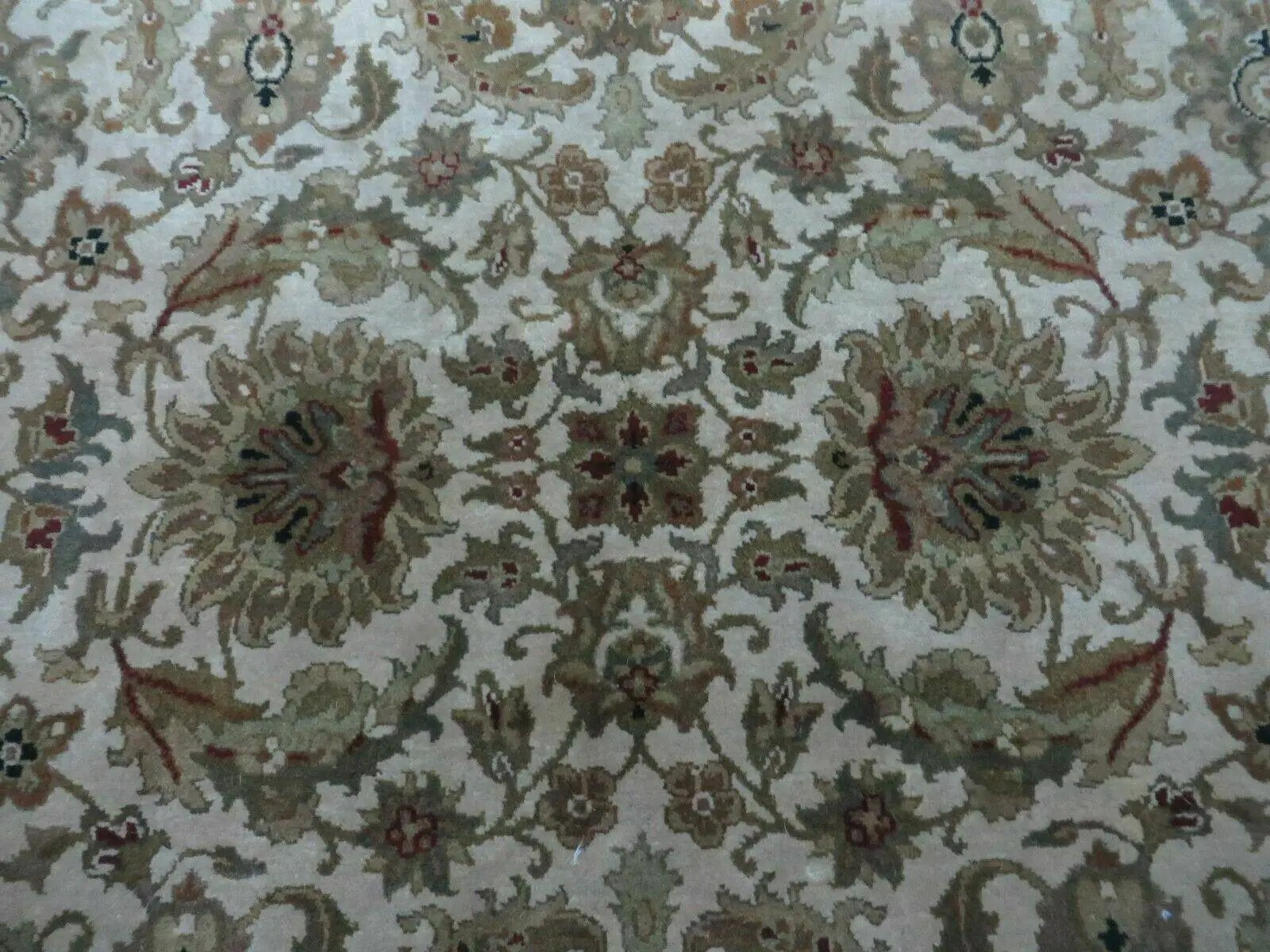 6' X 9' Vintage Handmade India Top Quality Jaipur Floral Oriental Tea Wash Nice by Jewel Rugs