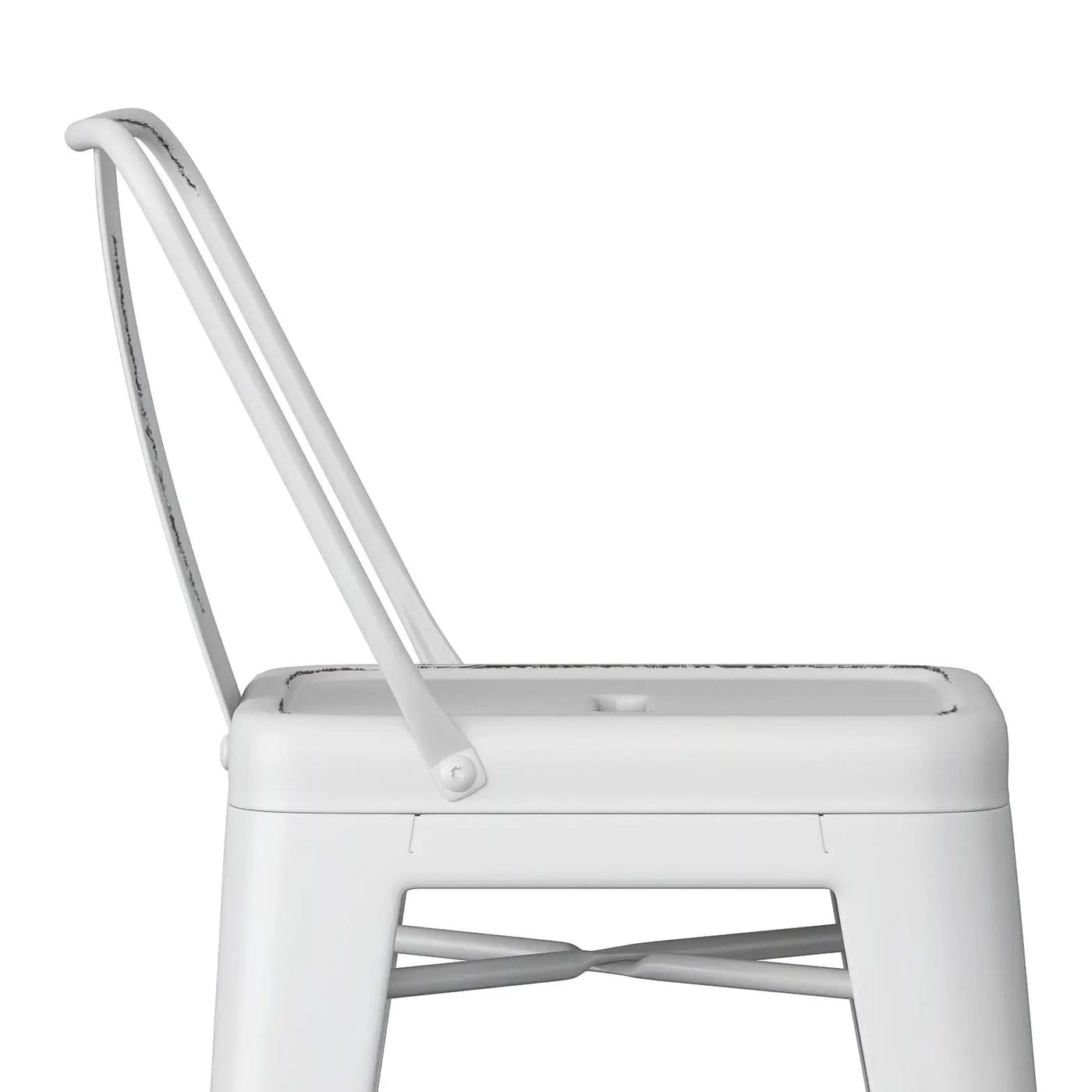 Rayne - Curved Back Metal Stool (Set of 2) by Unique Piece Furniture
