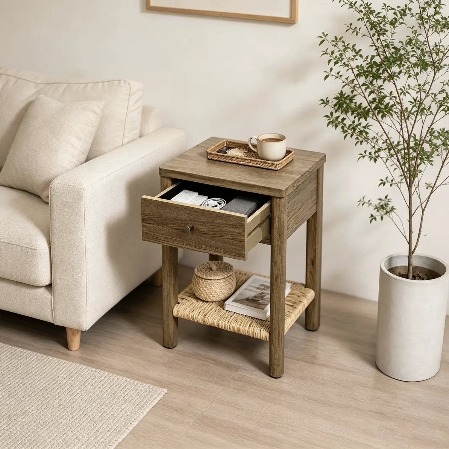 Antique Round-Corner Table by HouseOfZazla