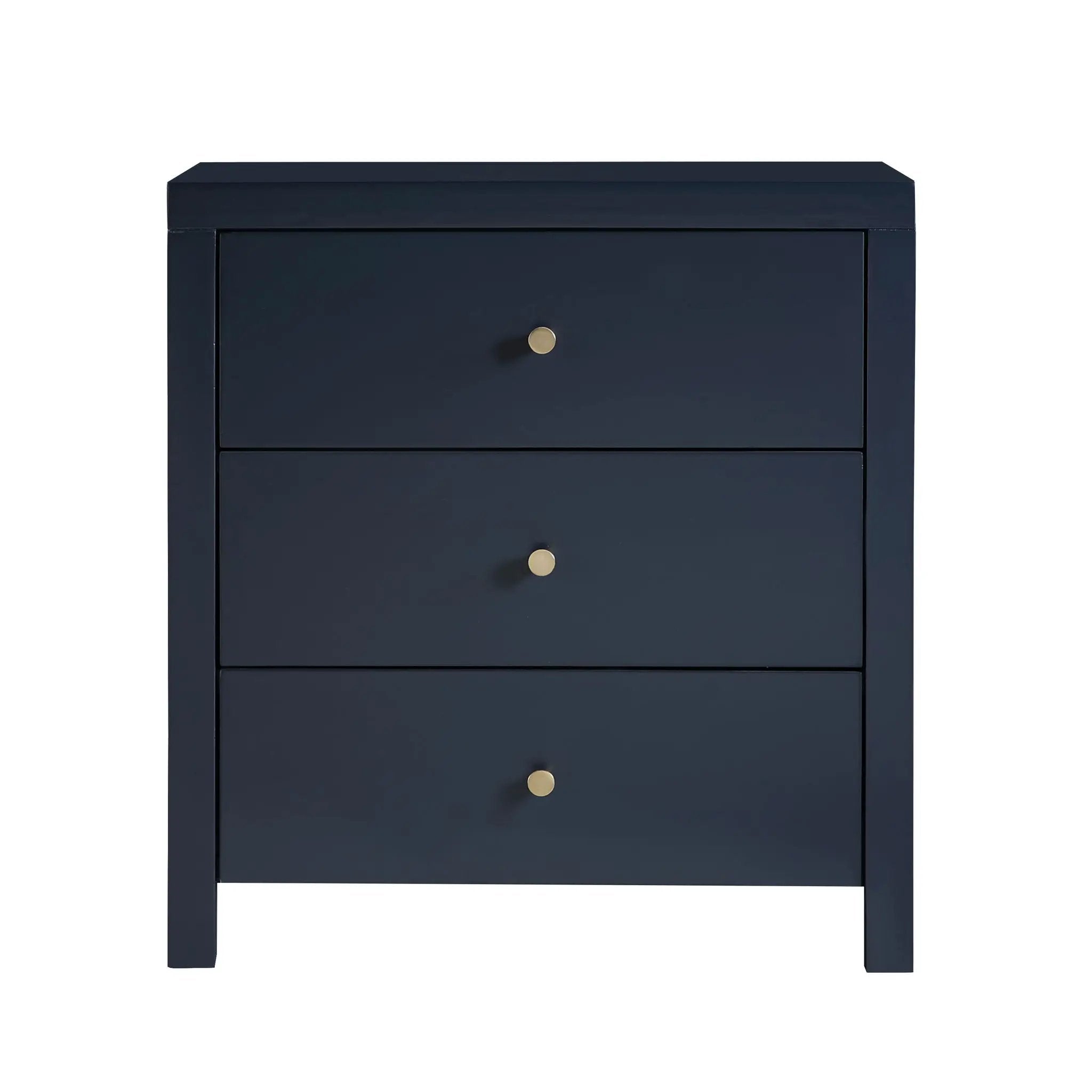 Nevarre - 3 Drawer Nightstand by HouseOfZazla