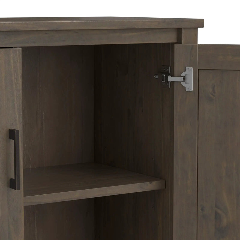 Ela - Low Storage Cabinet - Smoky Brown by Unique Piece Furniture