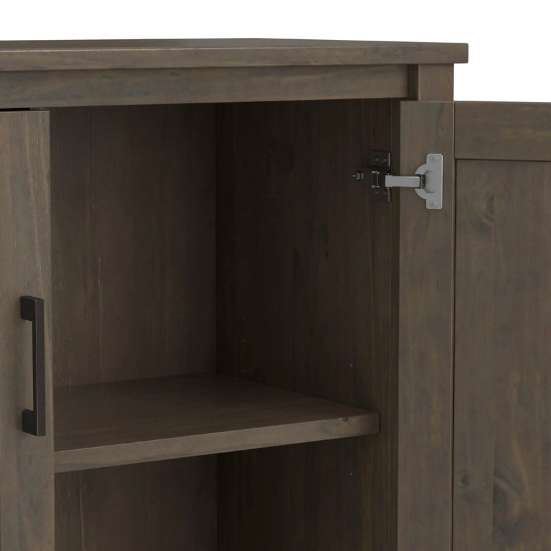 Ela - Low Storage Cabinet - Smoky Brown by HouseOfZazla