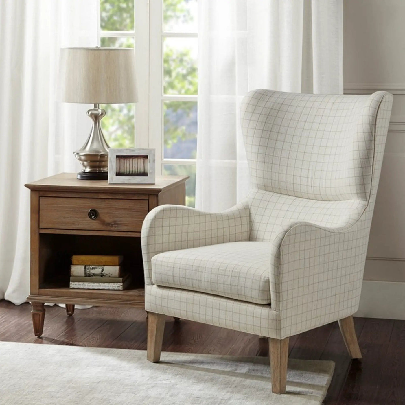 Arianna Swoop Wing Chair by HouseOfZazla