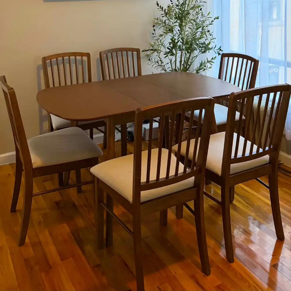 ACTU Extendable Dining Table Set for Small Spaces (Seats 4–6) by ACTU FURNITURE