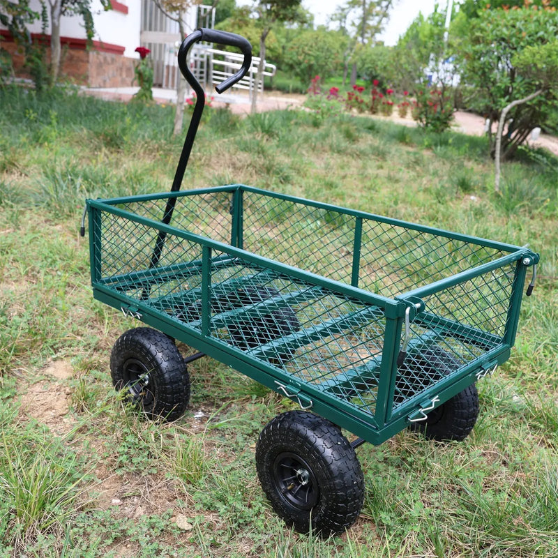 Wagon Cart Garden Cart Trucks in Green by HouseOfZazla