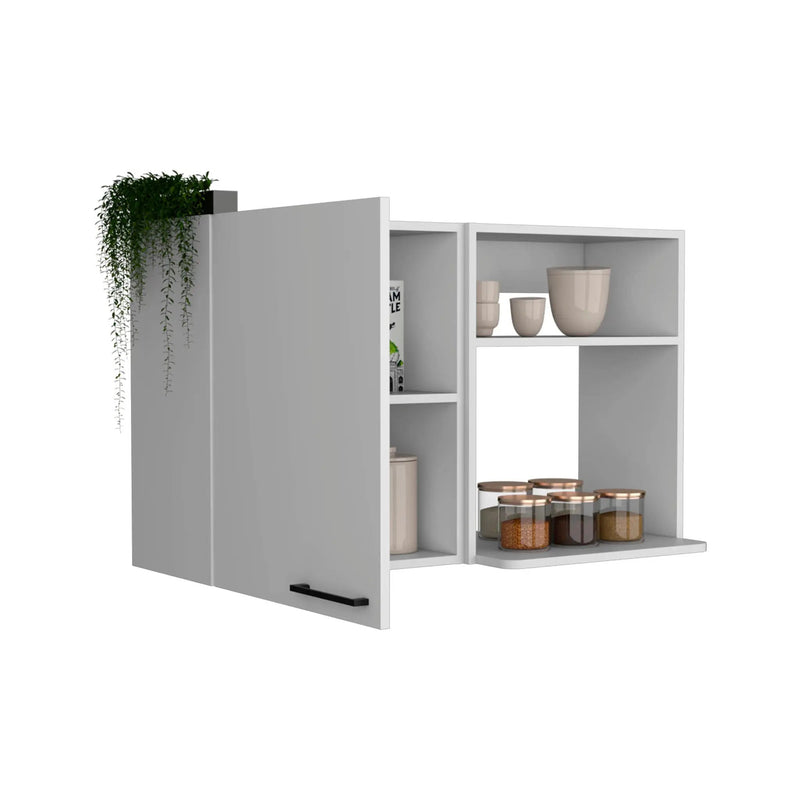 Burwood - Kitchen Wall Cabinet With 2 Doors And Shelves - White by Unique Piece Furniture