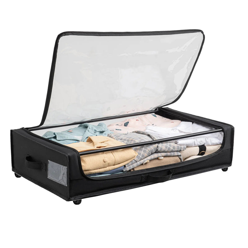Set of 2 Under-Bed Rolling Storage Containers by HouseOfZazla