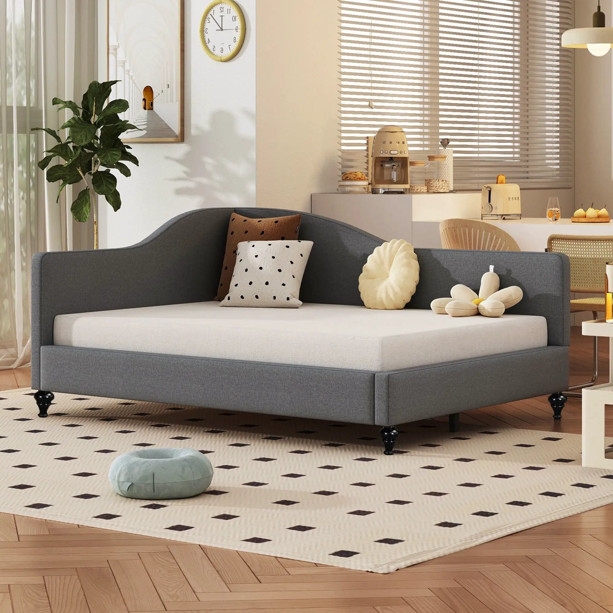 Modern L Shaped Daybed With Legs by Unique Piece Furniture