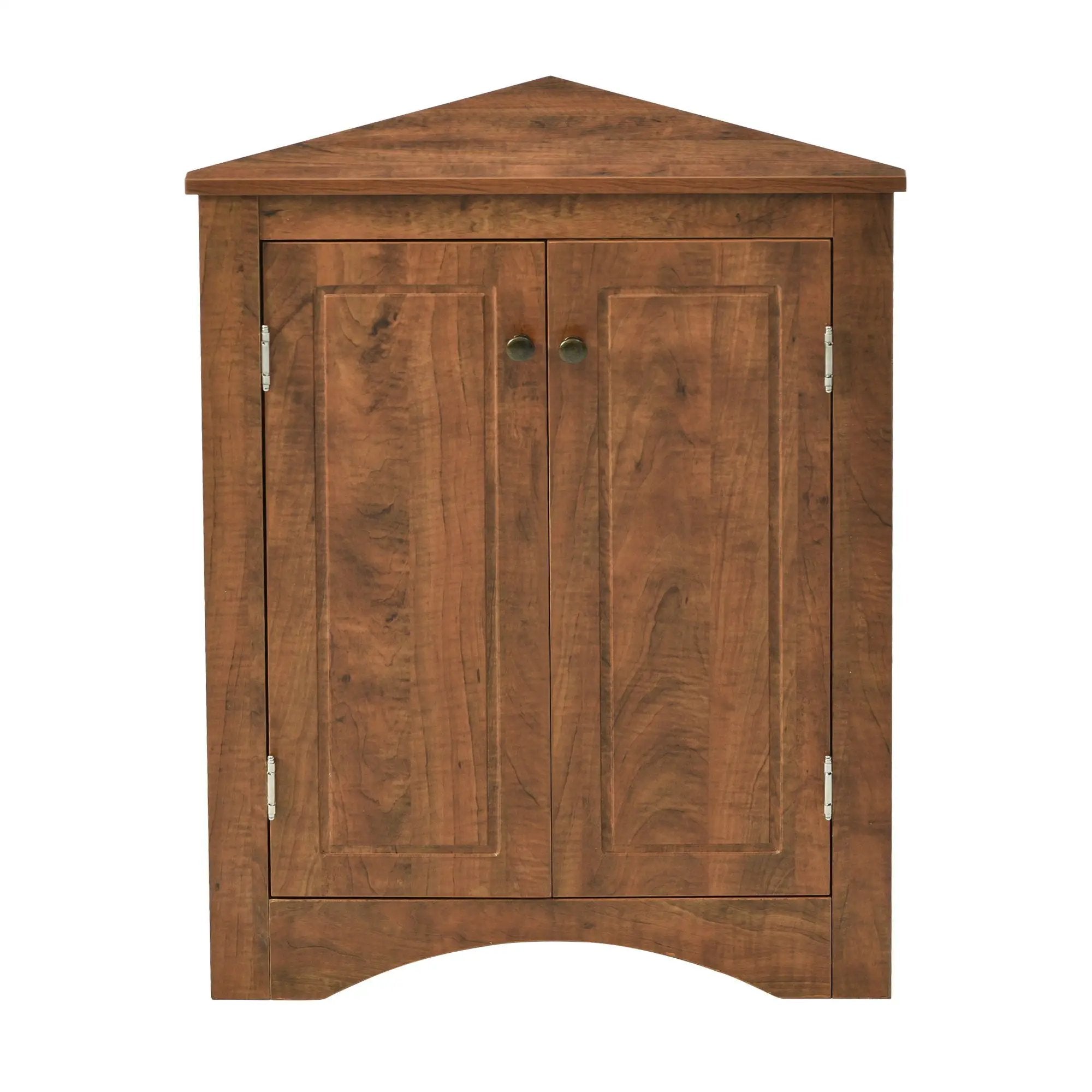 Triangle Bathroom Storage Cabinet With Adjustable Shelves, Freestanding Floor Cabinet For Home Kitchen by HouseOfZazla