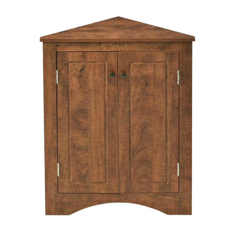 Triangle Bathroom Storage Cabinet With Adjustable Shelves, Freestanding Floor Cabinet For Home Kitchen by HouseOfZazla
