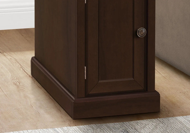 Accent End Table, Storage Drawer, Versatile Design - Espresso by HouseOfZazla